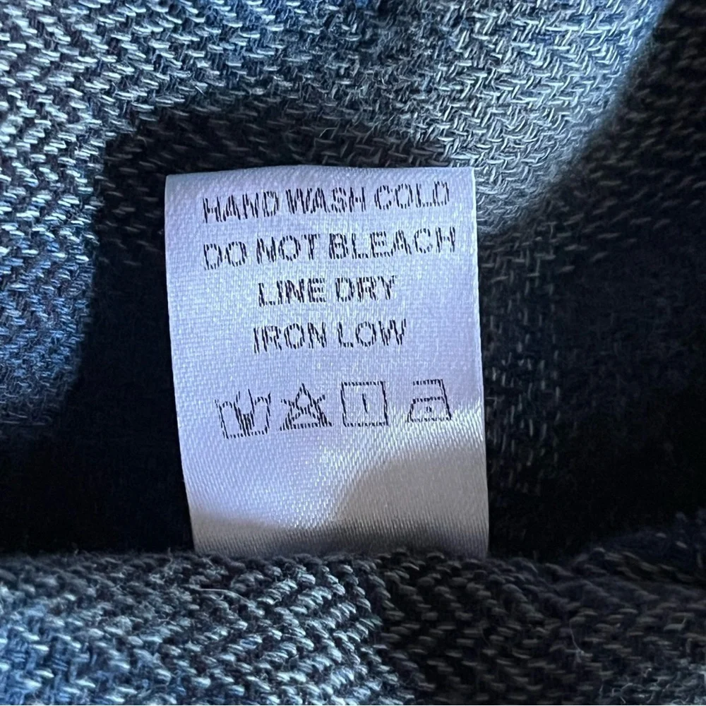 HEYSON Distressed Blue Plaid Jacket